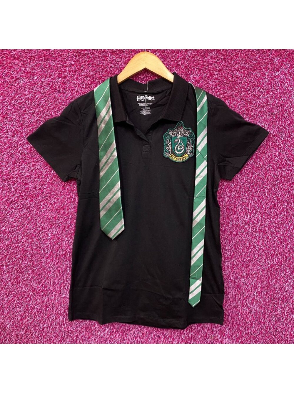Harry Potter Slytherin Costume Women's Polo Shirt XL